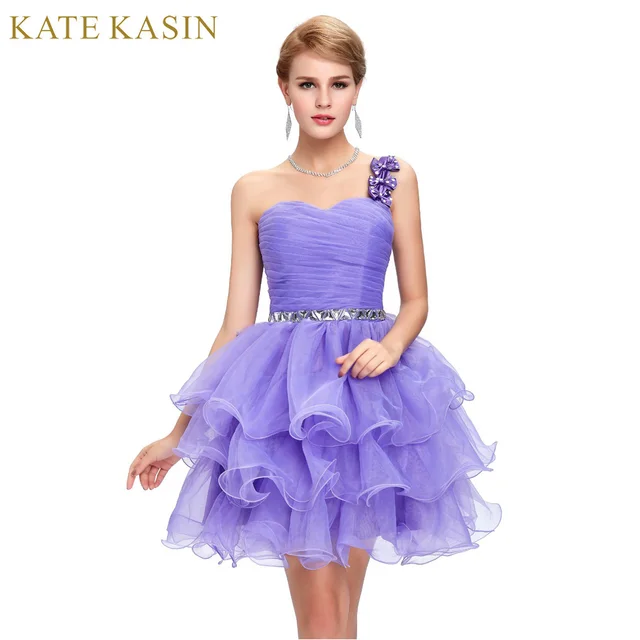 Sparkly Beaded Prom Dress Pink Blue Purple One Shoulder Ball Gown Sparkly Beaded Prom Dress Pink Blue Purple One Shoulder Ball Gown Vintage Short Dresses Puffy