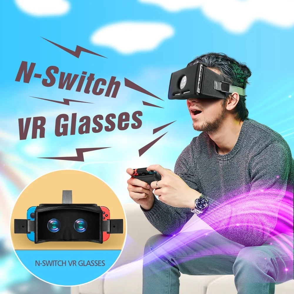 OIVO N-Switch VR glass es Виртуальная реальность 3D VR glass es Box сверхлегкие Фильмы Игры для rend SWITCH VR glass для игр Odyssey