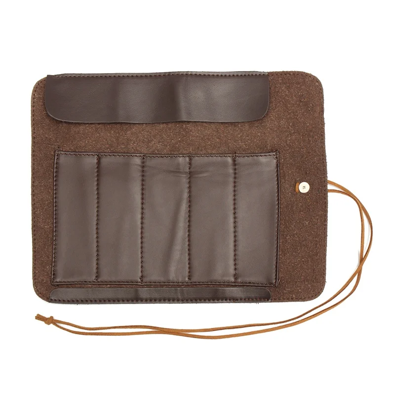 Самая низкая цена сумка для ножей ножны искусственная кожа можно свернуть сумки