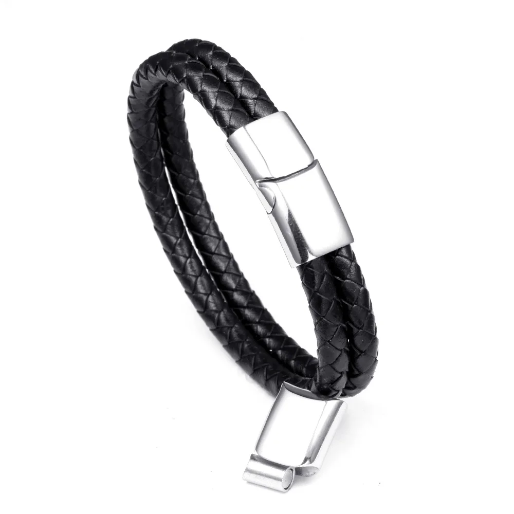 double leather bracelet (2)