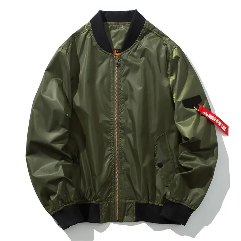 5XL Mens Jacket Spring Autumn Bomber Jacket Coat Male Classic City Pilot Air Jacket Stand Collar Fashion Style 2019 Brand MuLS 04
