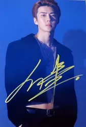 Ручная подписка EXO Oh SeHun SE HUN фото с автографом LOVE SHOT 5*7 122018A