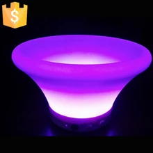 Modern Battery LED Plastic Balcony plastic Fruit Pots Remote control Illuminated Flower Pots Fruit Basket Free Shipping 20pcs