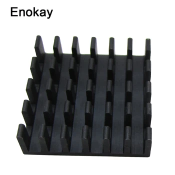 

Wholesale 30 Pieces 20x20x6mm Black Heatsink IC CPU Aluminum Radiator Heatsinks