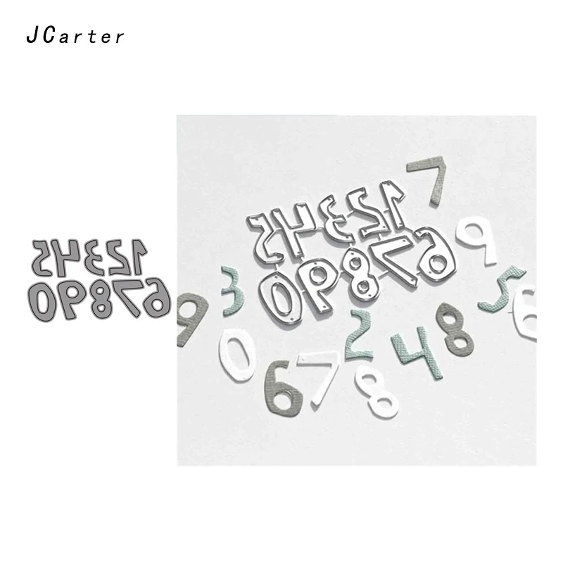 

JC Metal Cutting Dies for Scrapbooking Dies Cut 0-9 Numbers 2019 Die Stencil Handmade Paper Card Making Model Decoration Craft