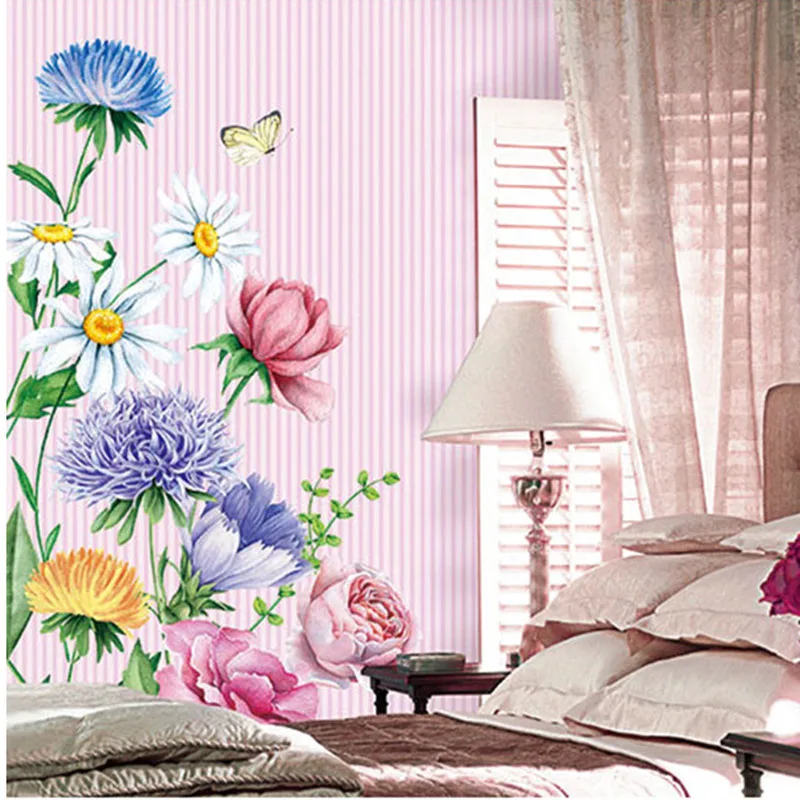

Custom DIY Print Fabric & Textile Wallcoverings For Walls Clothing Jacquard Linen For Living Room Wall Murals Flower Wallpaper