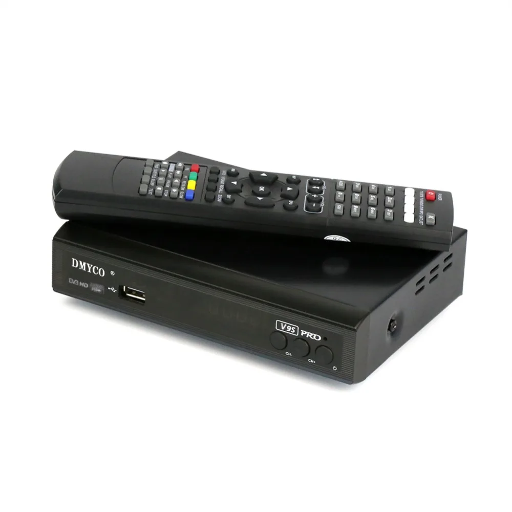 10 pcs DMYCO V9S DVB-S2 support Europe Cline genuine FTA Satellite receiver full HD Support powervu biss key Decoder + USB WIFI