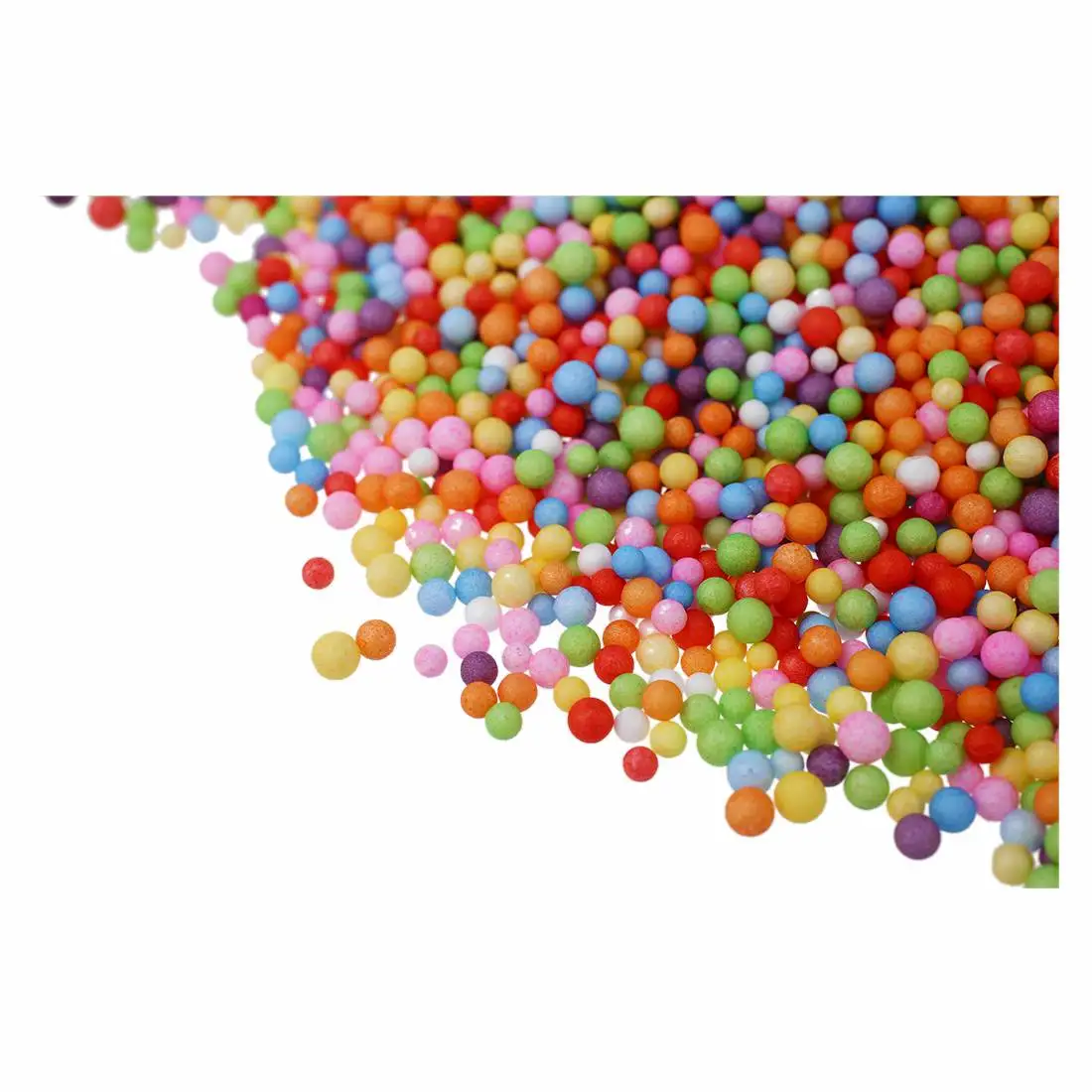 

Polystyrene Styrofoam Filler Foam Beads Balls Craft Colors 2.5-3.5mm