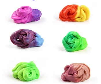 

Non - magnetic rubber mud temperature change color bounce color mud funny toys