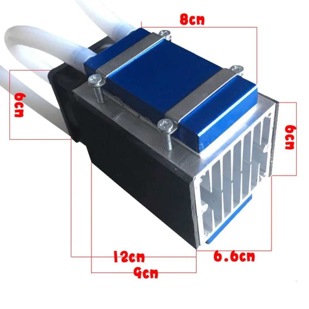 Пельтье термоэлектрический холодильник 12V 576W 4-чип TEC1-12706 DIY холодильное устройство воздушного охлаждения Термоэлектрический охладитель