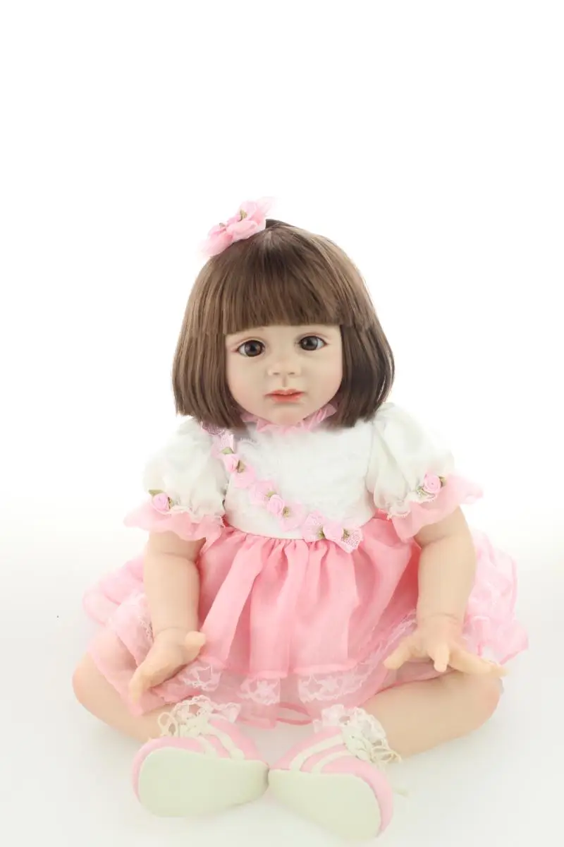 Reborn Baby Doll винилсиликоновых 24 дюймов 60 см младенцы кукла Реалистичного express