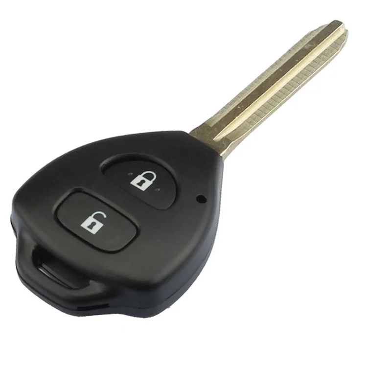 

Yetaha 2 Buttons Car Remote Key Shell Case Fob Replacement For Toyota Corolla RAV4 Echo Prado Yaris Tarago Avensis Avalon