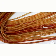 Натуральные красные авантюрин Агат бусы в виде трубок колонка в виде бочки Бусины Подходят Ювелирные изделия DIY ожерелье или браслеты