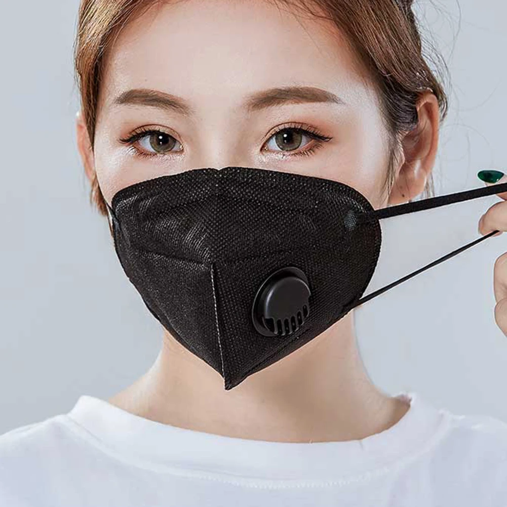 

5pcs Pollution Mask Military Grade Anti Air Dust and Smoke Pollution Mask with Adjustable Straps and a Washable Respirator Mask