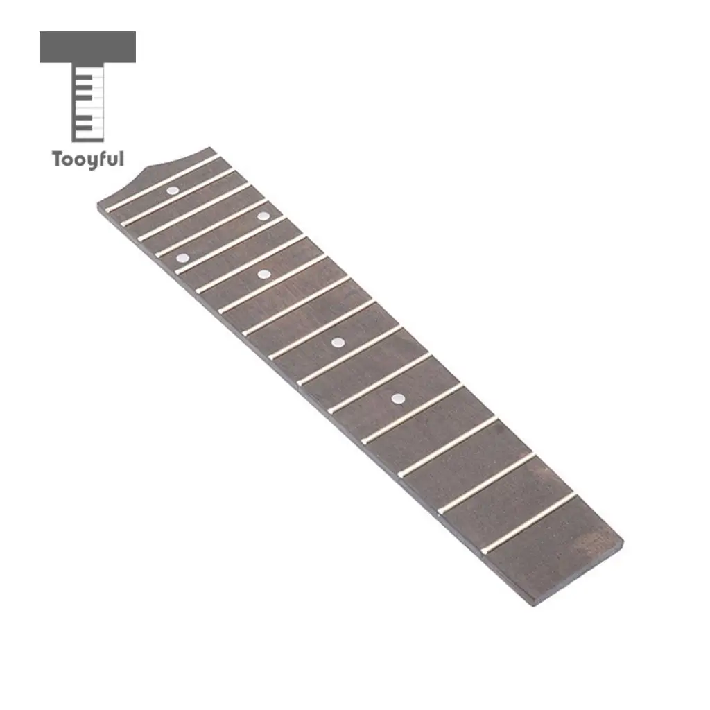 Tooyful Rosewood 15 frets Ukulele Fingerboard Fretboard Mini 21 inch Ukulele Parts