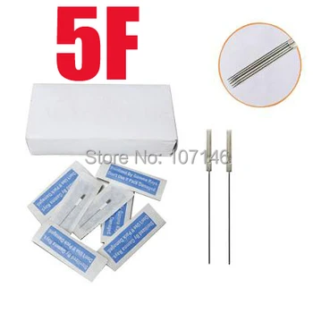 

500x 5F Makeup Eyebrow Needles 5 Flat Needle For Permanent Makeup Eyebrow Machine Pen Kits Cosmetic Supply CN01