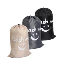 Washing Me Laundry bag, Large Travel Foldable Bath Basket Dirty Clothes Storage Bags Organizer Drawstring Closure