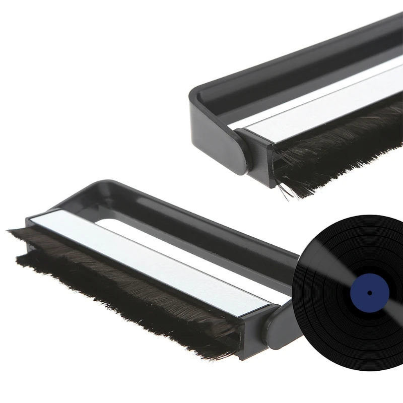 

Vinyl Records Cleaning Kit Turntables Cleaning Kit With Small Brush LP Phonograph Portable Antistatic Dust Spots Cleaner
