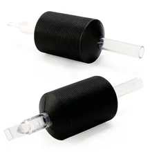 Захват машины татуировки аксессуары профессиональные одноразовые трубочки Нескользящие силиконовые Татуировки Ручка 30 мм 15 штук 3/5/7/9/11/15 RT/FT/DT