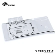 BYKSKI A-VEGA-FE-X Full Cover Graphics Card Radiator use for AMD Radeon Vega Frontier Edition Water Block with RGB Light BYKSKI A-VEGA-FE-X Full Cover Graphics Card Radiator use for AMD Radeon Vega Frontier Edition Water Block with RGB Light