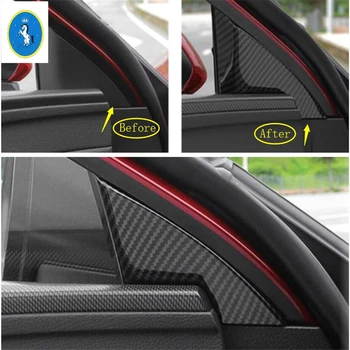 

Yimaautotrims Auto Accessory Front Inner Pillar A Triangle Window Cover Trim Fit For Toyota Avalon 2019 2020 Carbon Fiber ABS