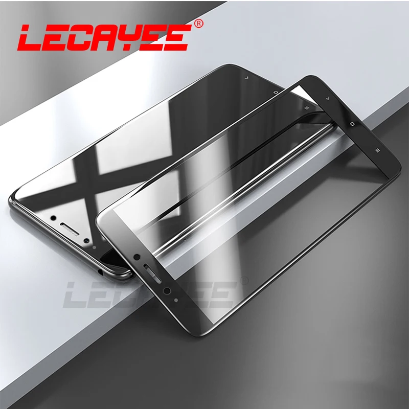 

LECAYEE Tempered Glass For Xiaomi Redmi Note 5A Prime 2.5D Full Cover Screen Protector For Redmi 4A 4X Note 5 9H Protect Glass