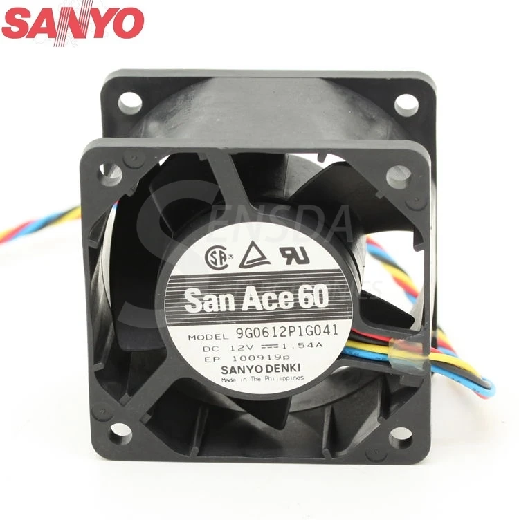 Оригинал для Sanyo 9G0612P1G041 6025 60 мм 6 см 12В 1.54A мощный сервер Охлаждающие вентиляторы