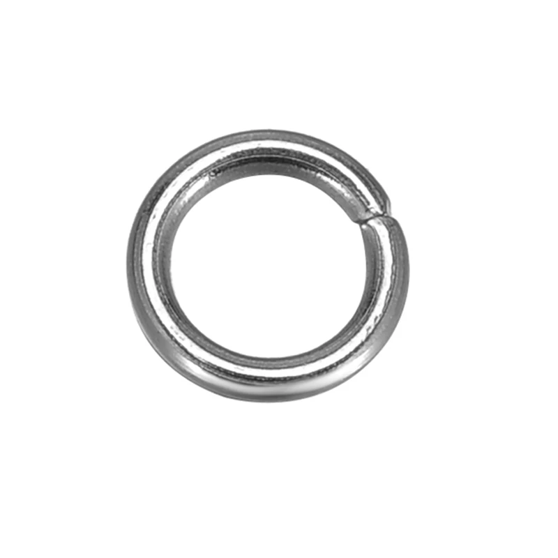DoreenBeads 500 открытые прыгающие кольца из нержавеющей стали диаметром 5 мм Фурнитура
