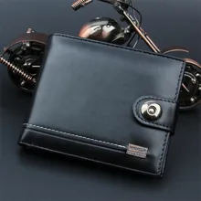 New PU Leather Men Wallets Short Coin Purse Small Vintage Wallet Hasp Zipper Money Bag Card Holder Pocket Purse Black Wallet hot selling men wallets small wallet men money purse coin bag zipper short male wallet card holder slim purse money wallet