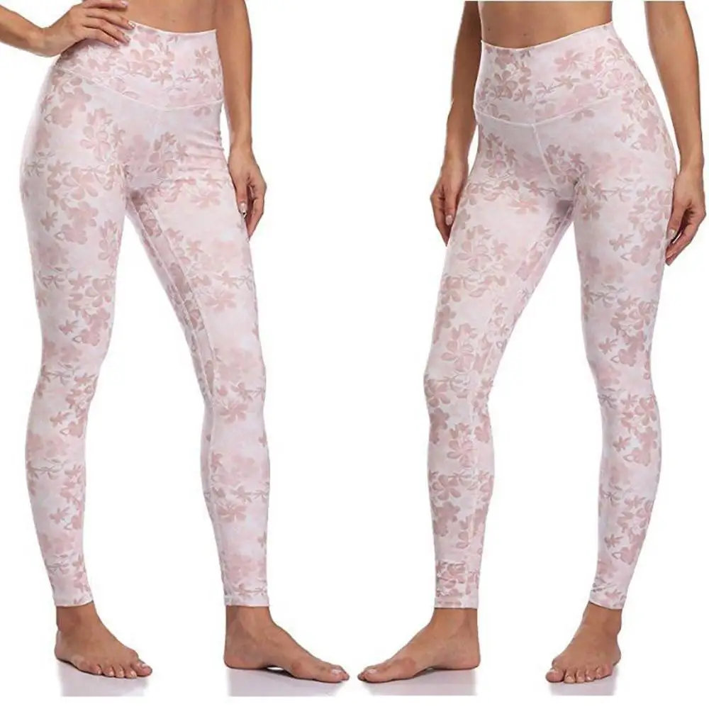 

Yoga Pants woman fitness sports tights High Waist Sport Leggings Print Elastic Workout Tights XS-XL Running Trouser Plus Size az
