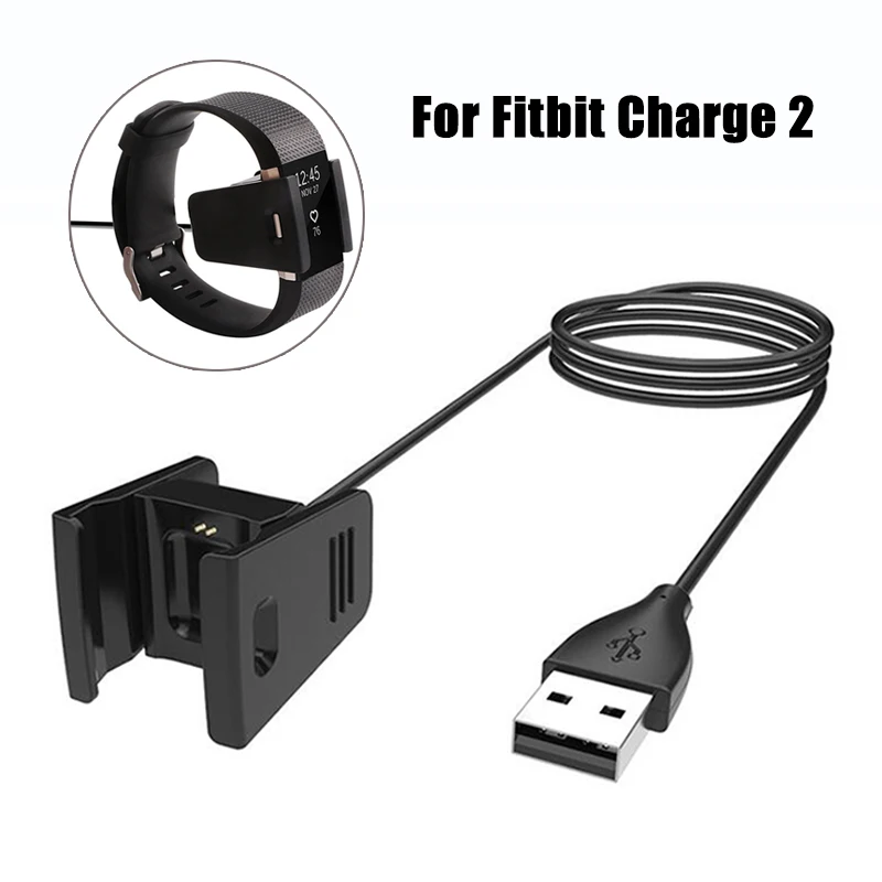 USB кабель для быстрой замены зарядного устройства Fitbit Charge 2 браслет на запястье