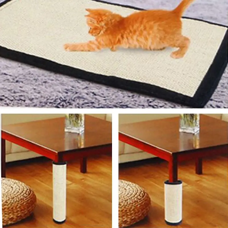Игровой коврик для кошек, котят, когтей, когтей, подвесная кровать из сизаля, пеньковый коврик, коврик для защиты мебели