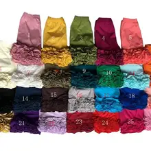 ; для детей ясельного возраста с оборками Обледенение Шорты для маленьких девочек цветочный узор из хлопка, в 3 слоя с гофрированием от низа Шорты леггинсы для девочек