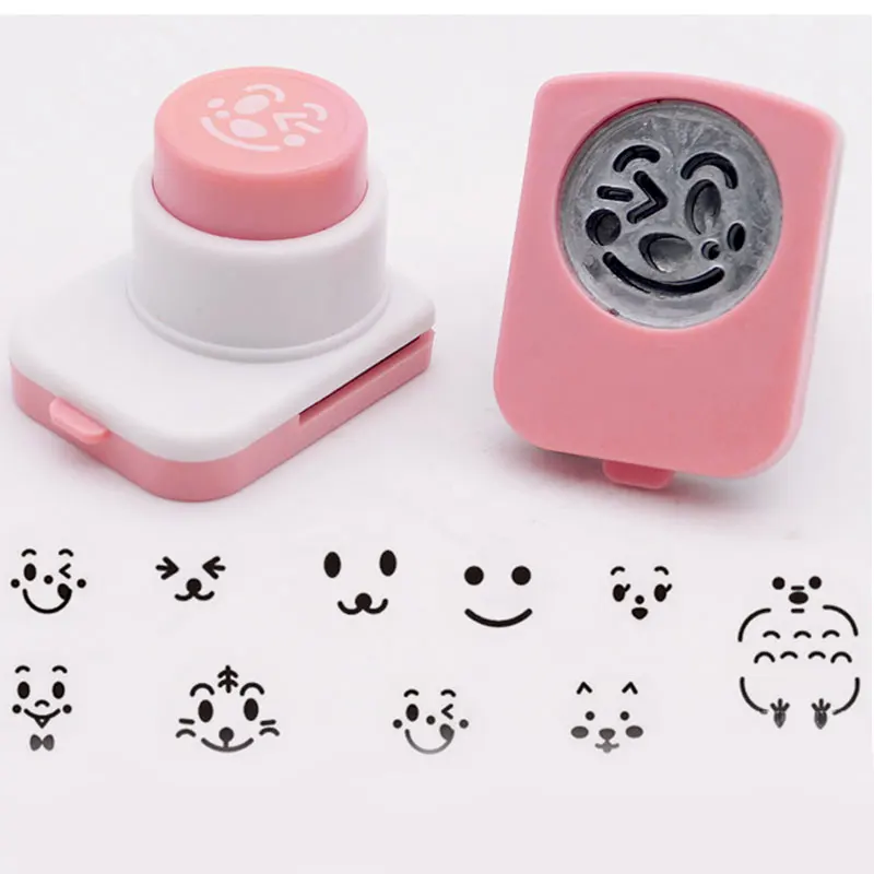 

Cartoon Emoji Rice Ball Molds DIY Smiling Face Shape Sushi Maker Mould Seaweed Cutter Rice Ball Kitchen Bento Decoration