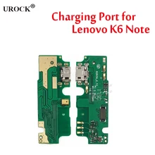 Для lenovo K6 Note K6 Note K53a48 USB док-коннектор, зарядный порт гибкий кабель с микрофоном замена-в мобильном телефоне Fle