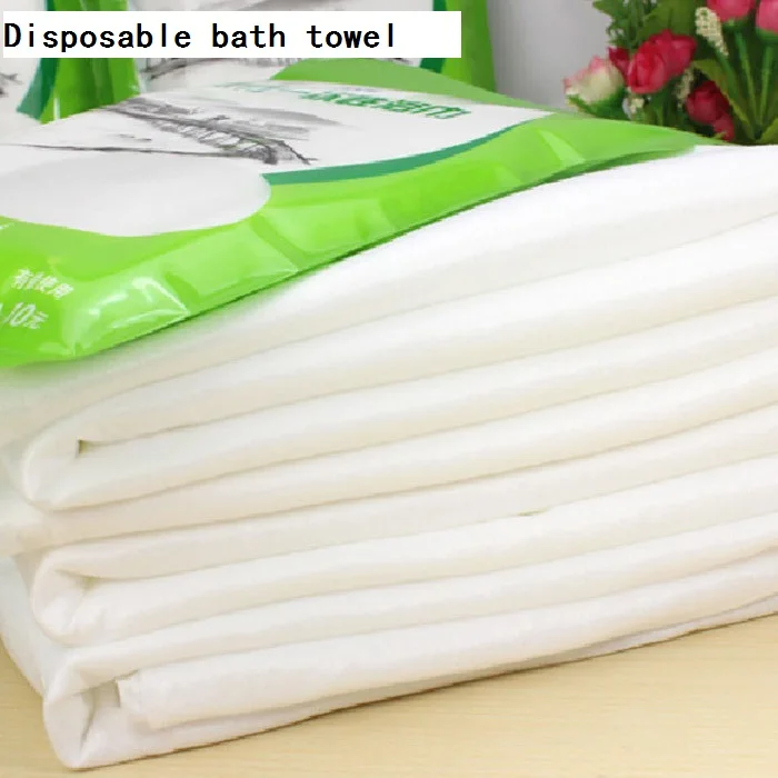 70x140cm Disposable bath towel thicken and Non woven fabric bath towel