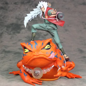 

Naruto Ninja Jiraiya Three Toad Text Is Too Rode Turned Boxed Ornaments Collection Figure Doll Model Children Toy Gift