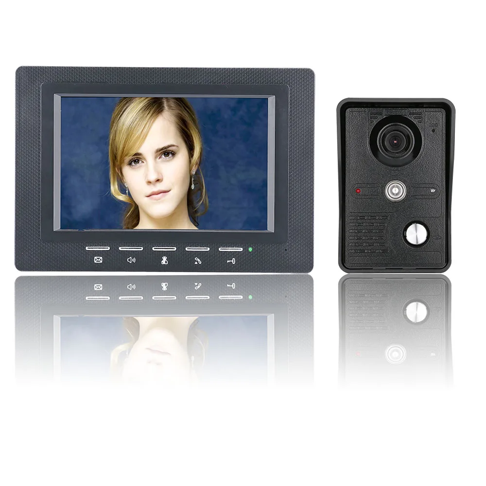 MAOTEWANG " TFT проводной видео-телефон двери визуальный видеодомофон спикерфон система с водонепроницаемой IR-CUT 700TVL камера - Цвет: 1 camera 1 monitors