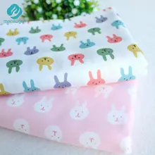 50*160 см маленький кролик, хлопчатобумажная ткань для ребенка лоскутные одеяла подушки Чехол ремесленных Швейные tissus AU метр