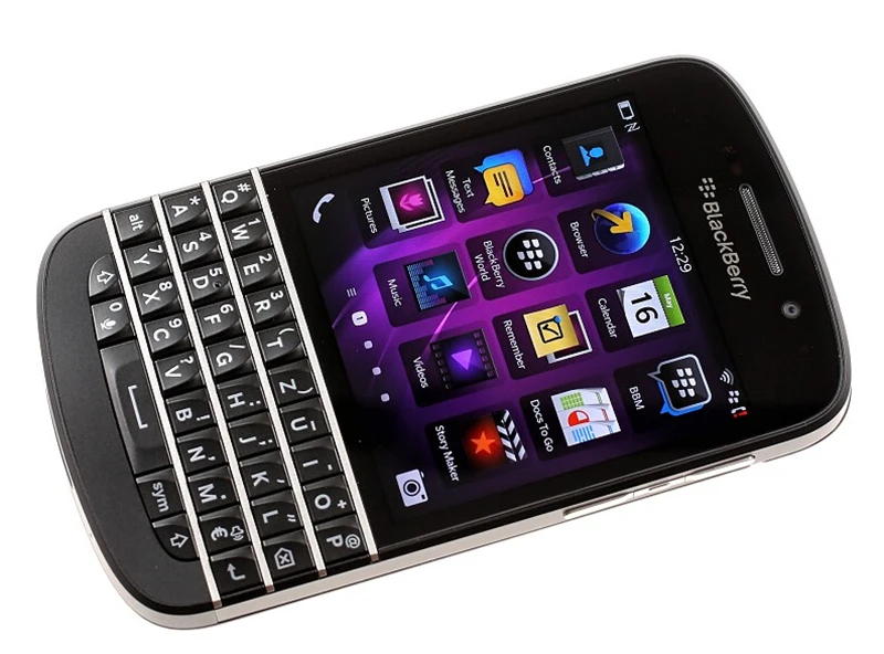 Q10 разблокированный Blackberry Q10 двухъядерный 8MP 16GB rom 2GB ram Bluetooth wifi 2100mAh смартфон