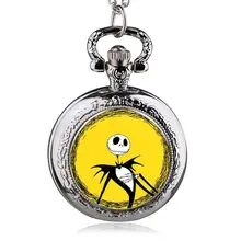 New Fashion Quartz Pocket Watch With Fob Chain Necklace Best Christmas Gift for Men Women HB955-1