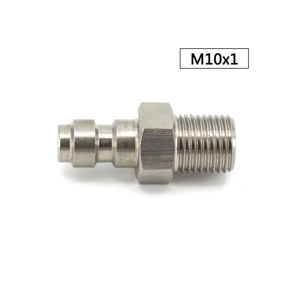 PCP Airforce высокое давление Пейнтбол M10x1 1/8 BSPP 1/8NPT 8 мм штекер нержавеющая сталь Air Fill