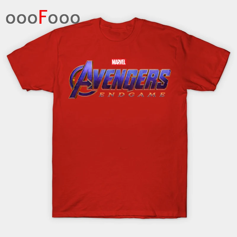 2019 Neweset Avengers Endgame T Shirt Men/women Ironman Captain America End Game T-shirt Superhero Custom TShirt Male Female