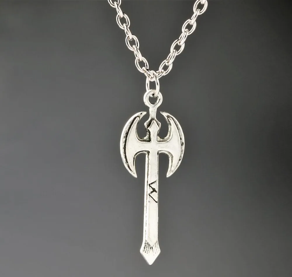 

AX Charms Alloy Pendants Necklaces Vintage Antique Silver Jewelry Gift New 1PCS