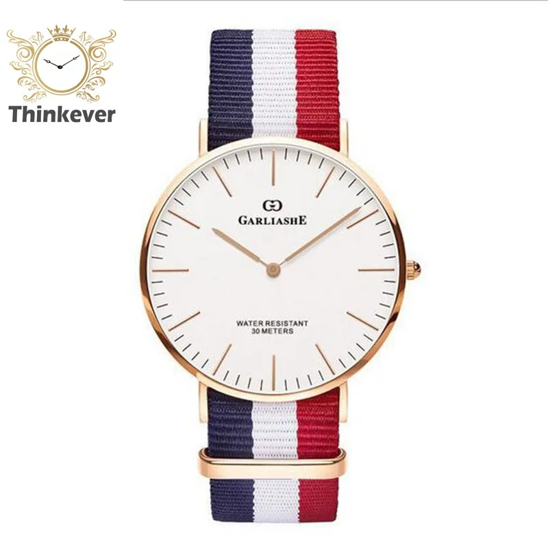 2016 Gw1157 Garliashe Waterproof Charm font b Watch b font Unisex Fashion Quartz Wristwatch font b