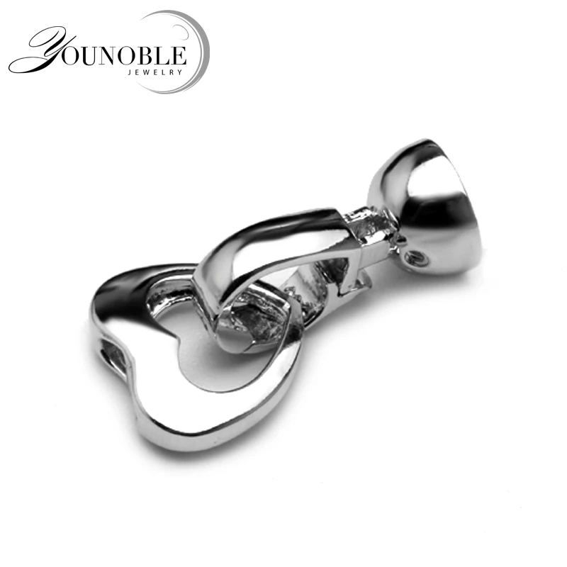 

Fashion Natural Freshwater Pearl Bracelet Necklace Clasp Accesorry buckle Jewelry making