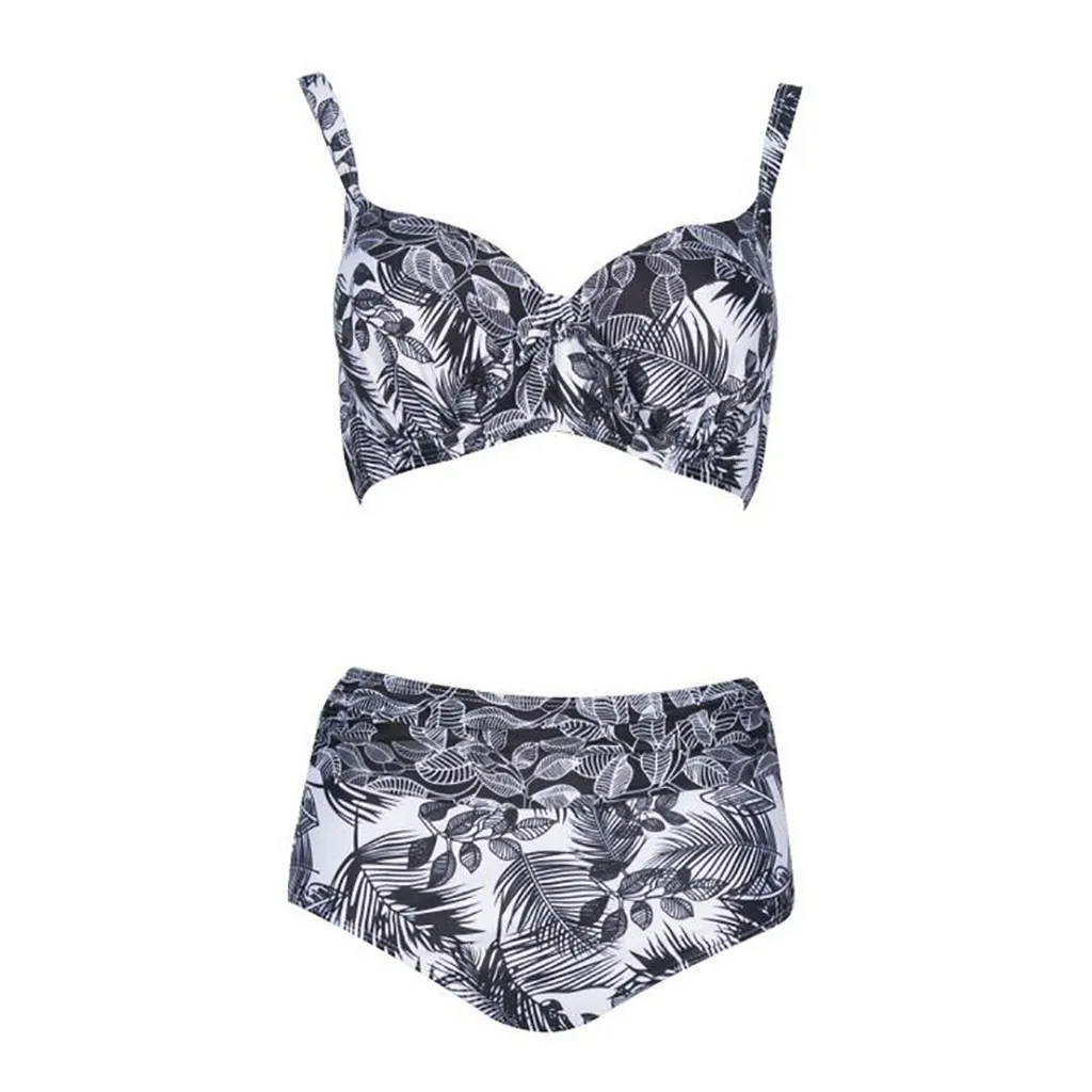 

Women's Swimming Suit 2019 Sexy Bikini Swimsuit Women's Print Two Piece Swimsuit Pushups Swimwear Beachwear