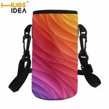 HUGSIDEA красочные спортивные бутылки воды крышка неопрена изоляционная втулка сумка чехол для 500 мл профессиональные пользовательские крышки бутылки