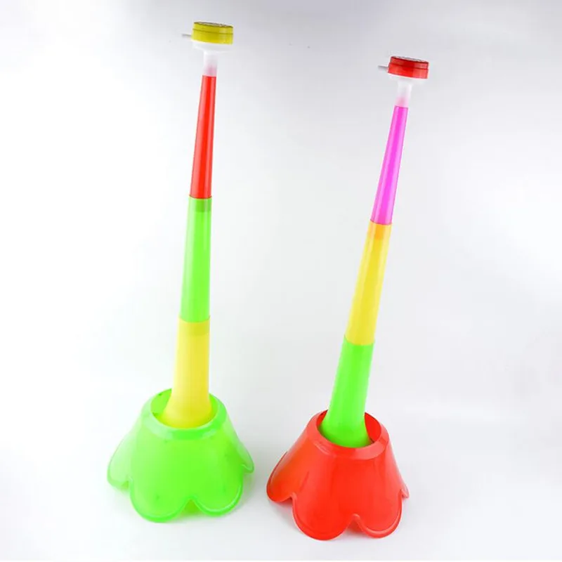 

Colorful Four Section Extending Flower Horn Concerts Cheerleader Props Noise Maker Kids Toys Party Favor Gift