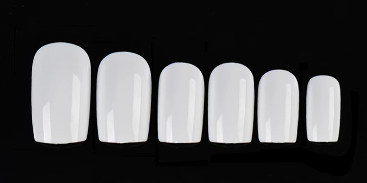Fengshangmei 120 шт салон накладные ногти дизайн наиболее используемый полное покрытие акриловые ногти Советы Поддельные - Цвет: White